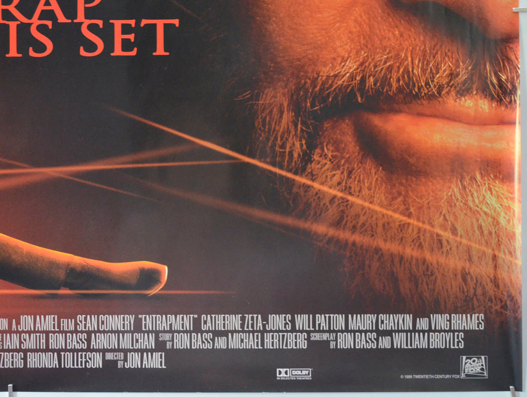 ENTRAPMENT (Bottom Right) Cinema Quad Movie Poster 