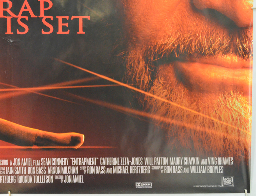 ENTRAPMENT (Bottom Right) Cinema Quad Movie Poster 