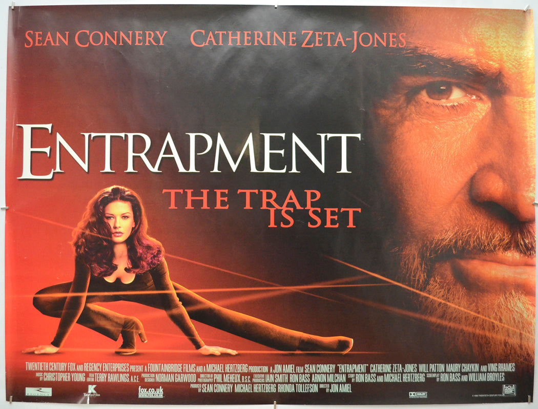 Entrapment - Original Quad Poster - Film Poster - Movie Poster