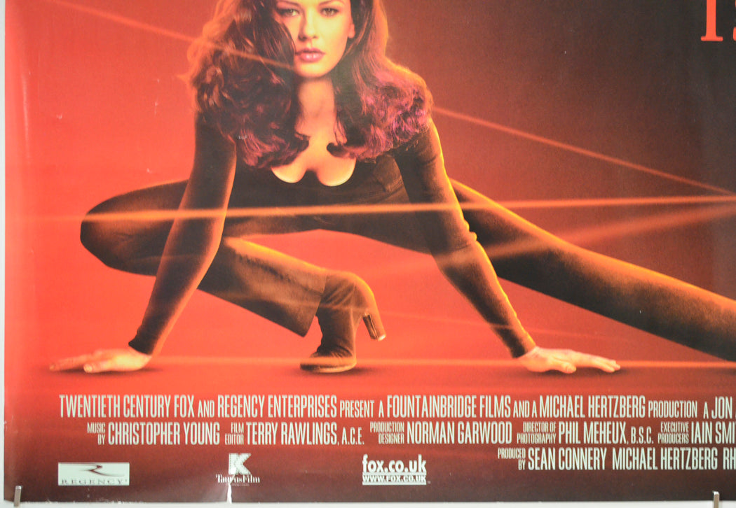 ENTRAPMENT (Bottom Left) Cinema Quad Movie Poster 