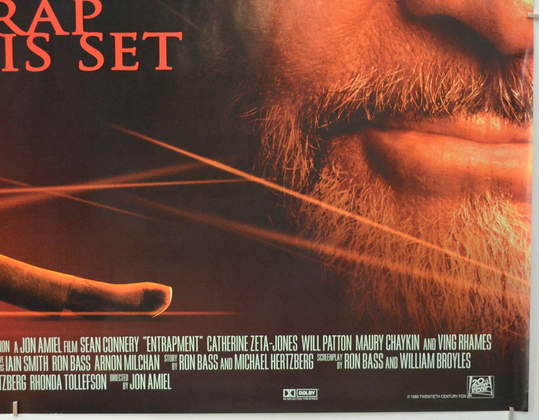 ENTRAPMENT (Bottom Right) Cinema Quad Movie Poster 