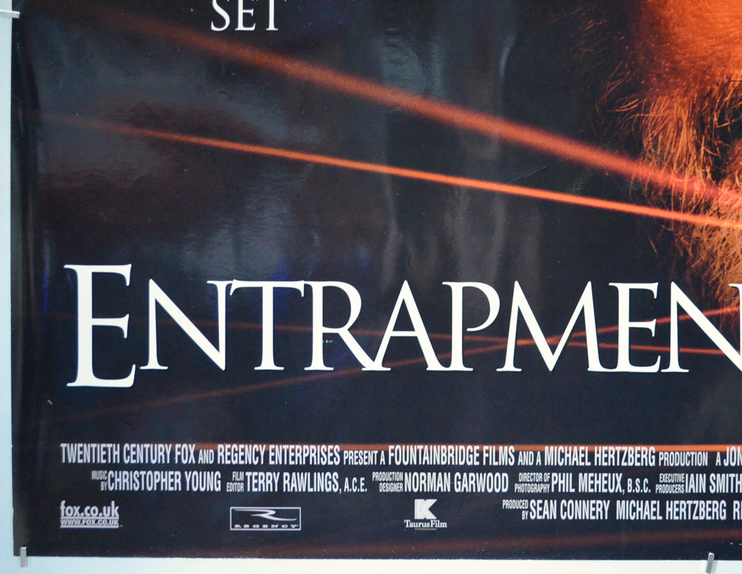 ENTRAPMENT (Bottom Left) Cinema Quad Movie Poster 