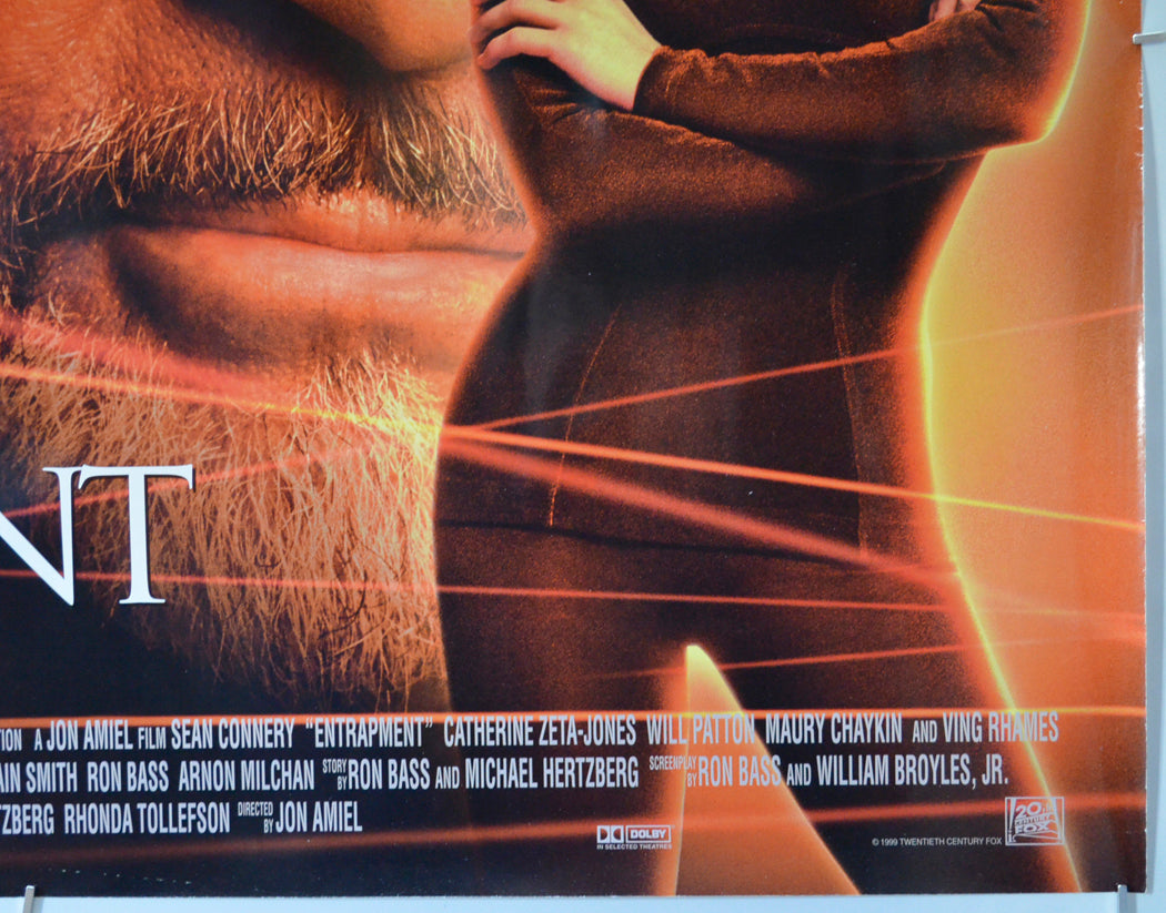 ENTRAPMENT (Bottom Right) Cinema Quad Movie Poster 