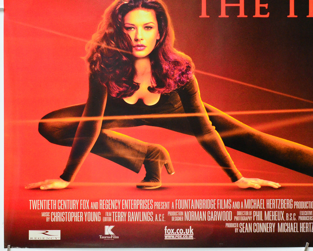 Entrapment (Bottom Left) Cinema Quad Movie Poster 
