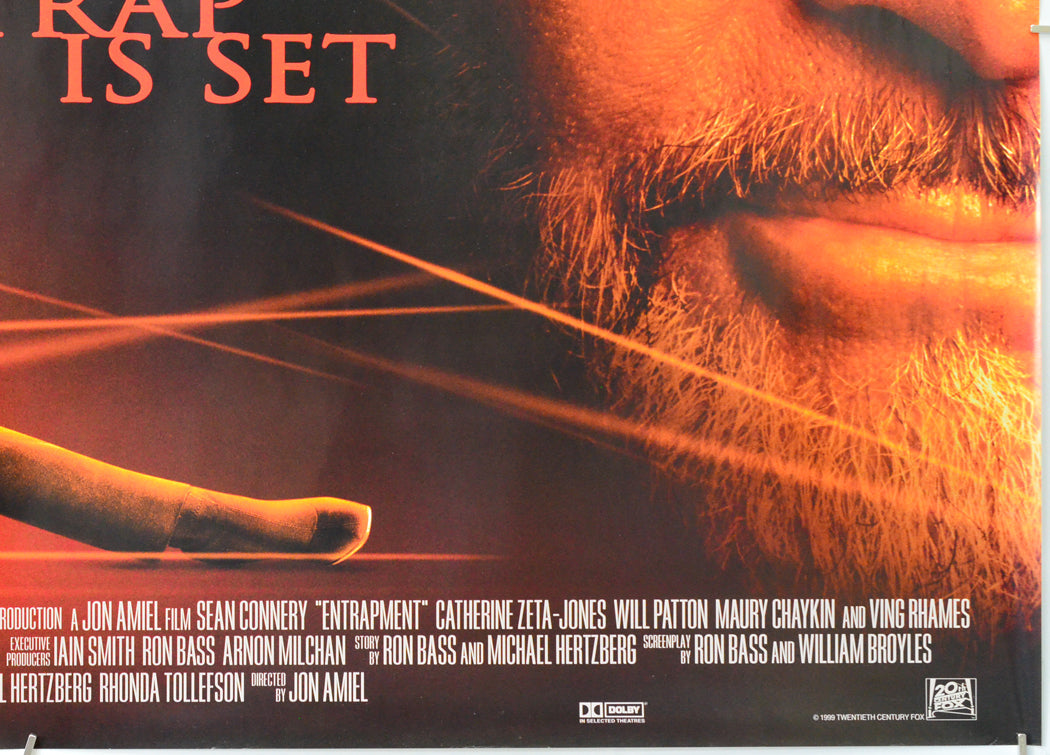 Entrapment (Bottom Right) Cinema Quad Movie Poster 