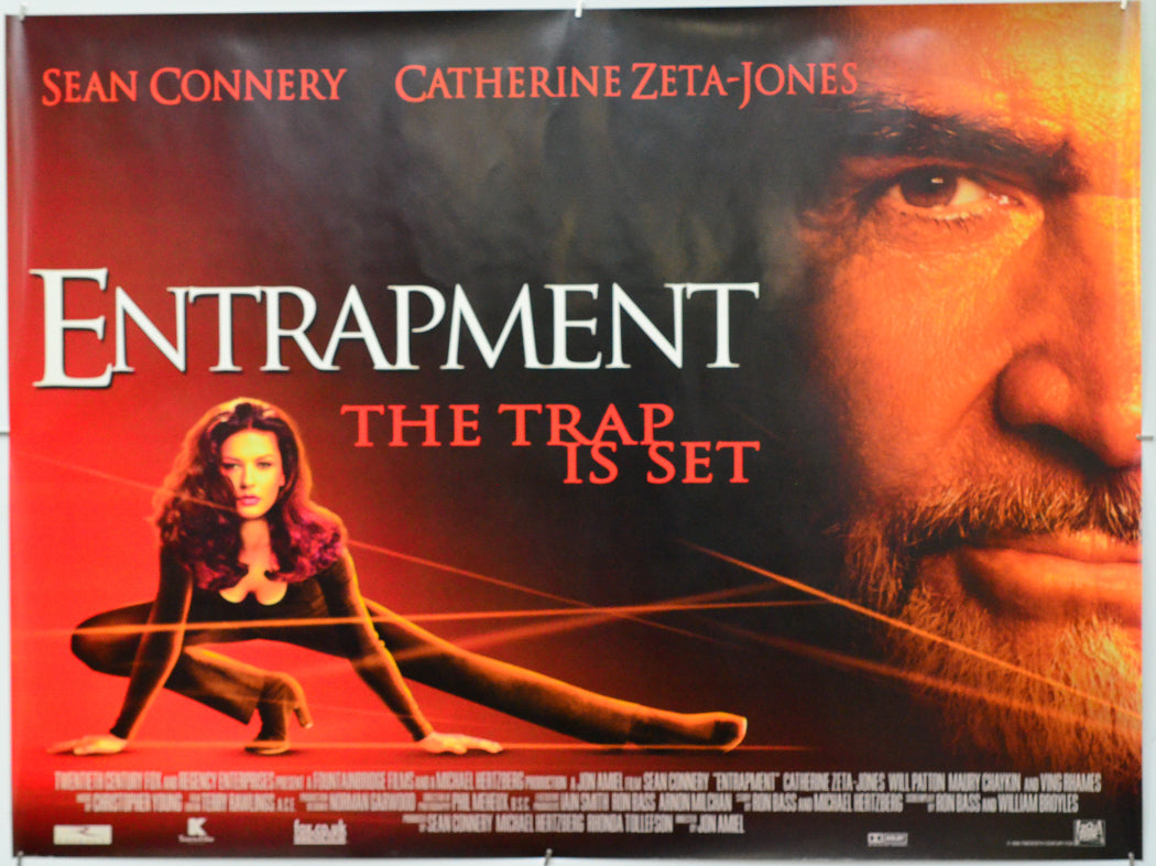Entrapment - Original Quad Poster - Film Poster - Movie Poster