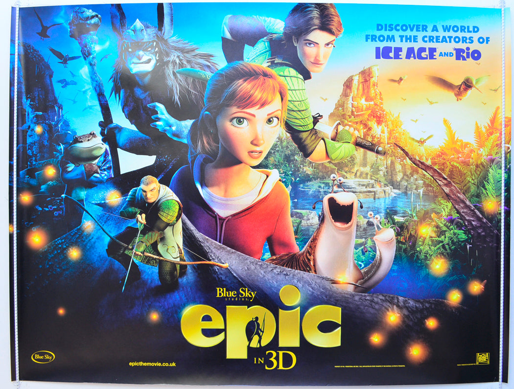 Epic  Original British Quad Poster - Film Poster - Movie Poster 