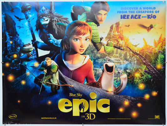 Epic - Original Quad Poster - Film Poster - Movie Poster