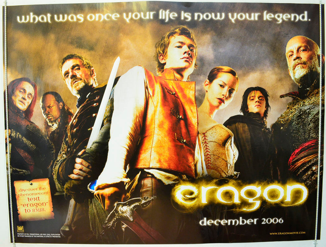 Eragon  Original British Quad Poster - Film Poster - Movie Poster