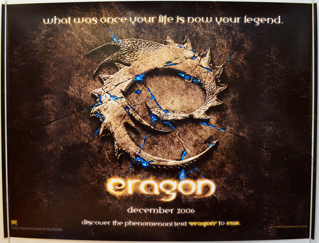 Eragon  (Teaser / Advance Version)   Original British Quad Poster - Film Poster - Movie Poster 