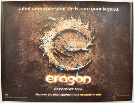 Eragon  (Teaser / Advance Version) Original Quad Poster - Film Poster - Movie Poster  