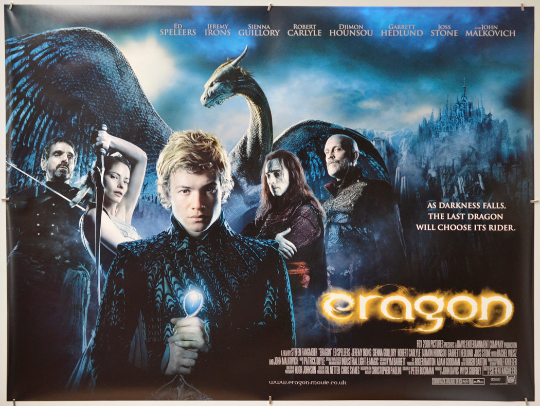 Eragon - Original Quad Poster - Film Poster - Movie Poster