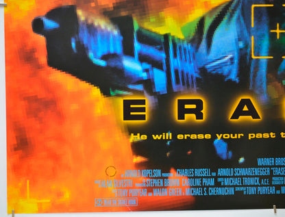 Eraser (Bottom Left) Cinema Quad Movie Poster 