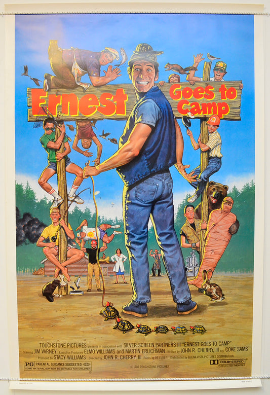 Ernest Goes To Camp Original One Sheet Poster - Film Poster - Movie Poster  