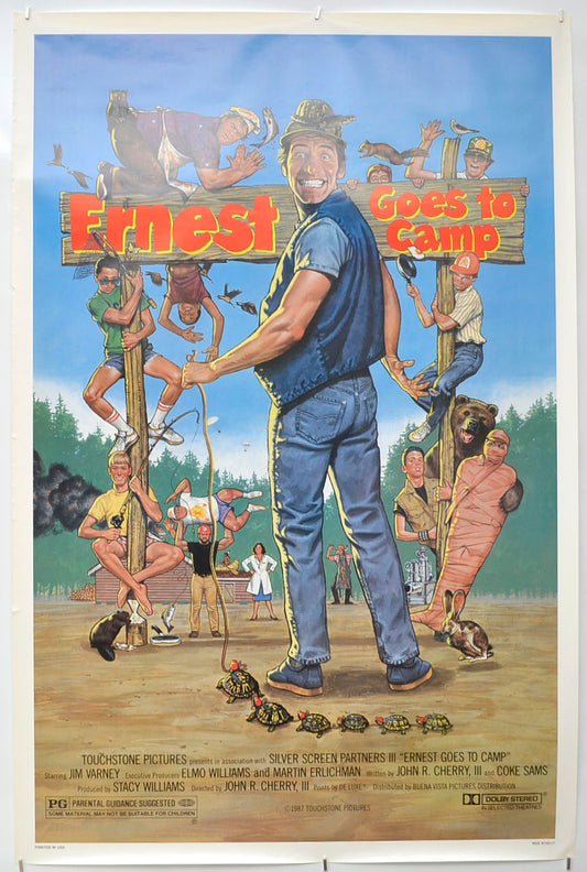 Ernest Goes To Camp Original One Sheet Poster - Film Poster - Movie Poster