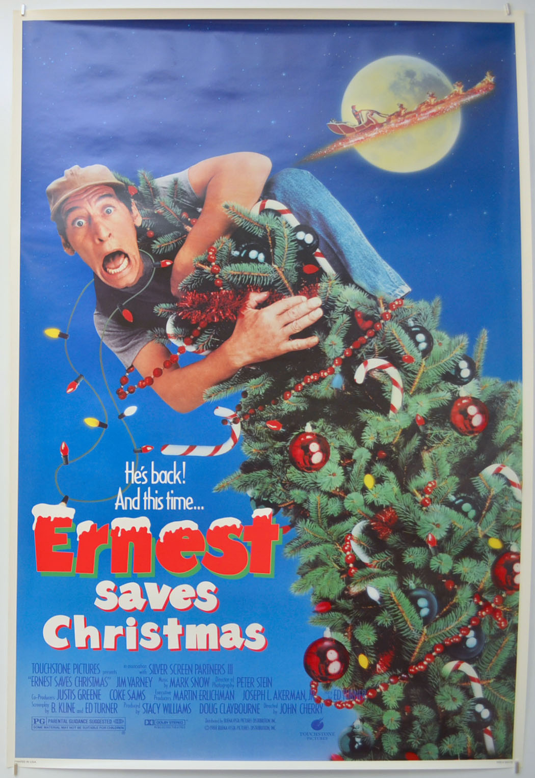 Ernest Saves Christmas Original One Sheet Poster - Film Poster - Movie Poster