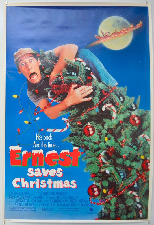 Ernest Saves Christmas Original One Sheet Poster - Film Poster - Movie Poster