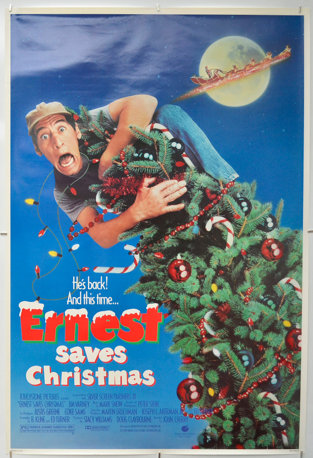 Ernest Saves Christmas Original One Sheet Poster - Film Poster - Movie Poster