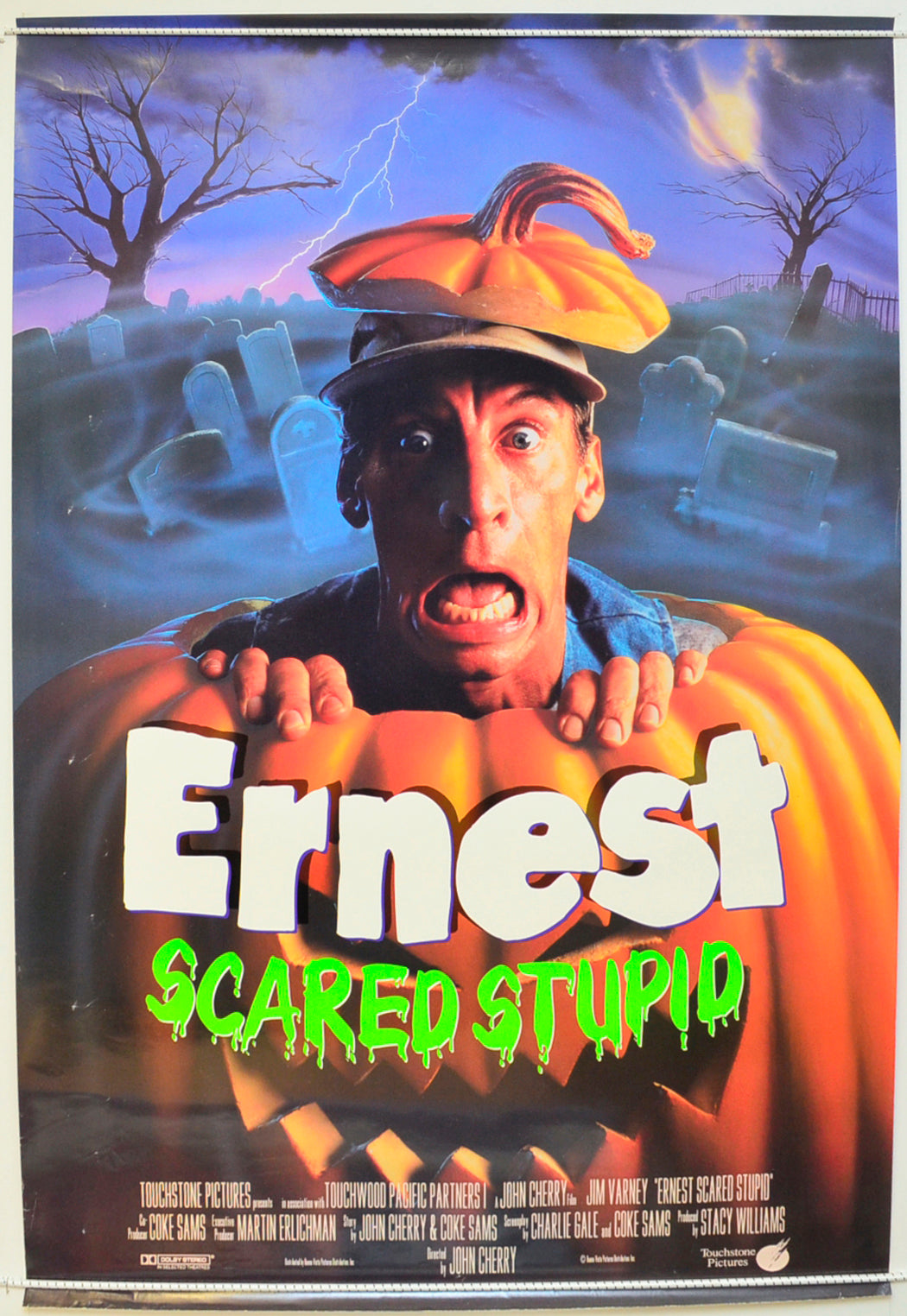 Ernest Scared Stupid Original One Sheet Poster - Film Poster - Movie Poster  