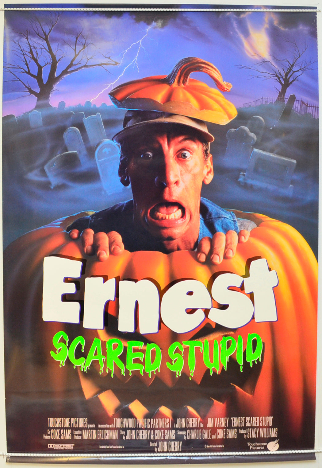 Ernest Scared Stupid Original One Sheet Poster - Film Poster - Movie Poster  