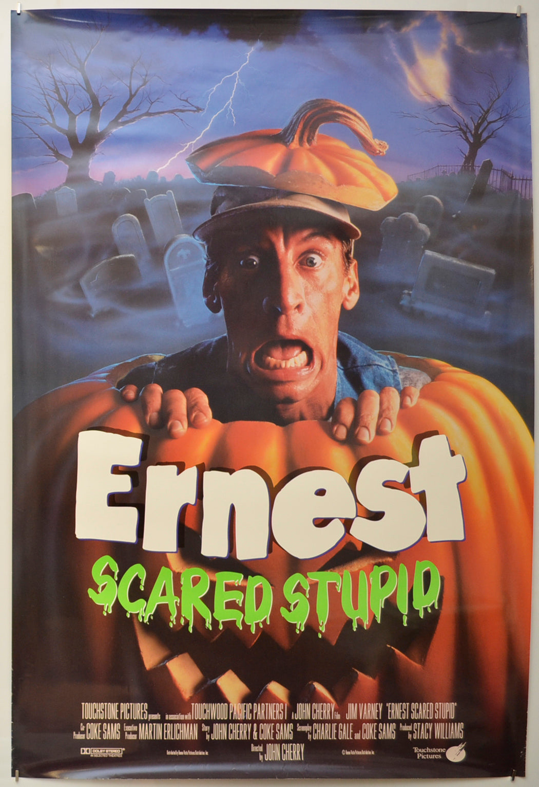 Ernest Scared Stupid  Original One Sheet Poster - Film Poster - Movie Poster