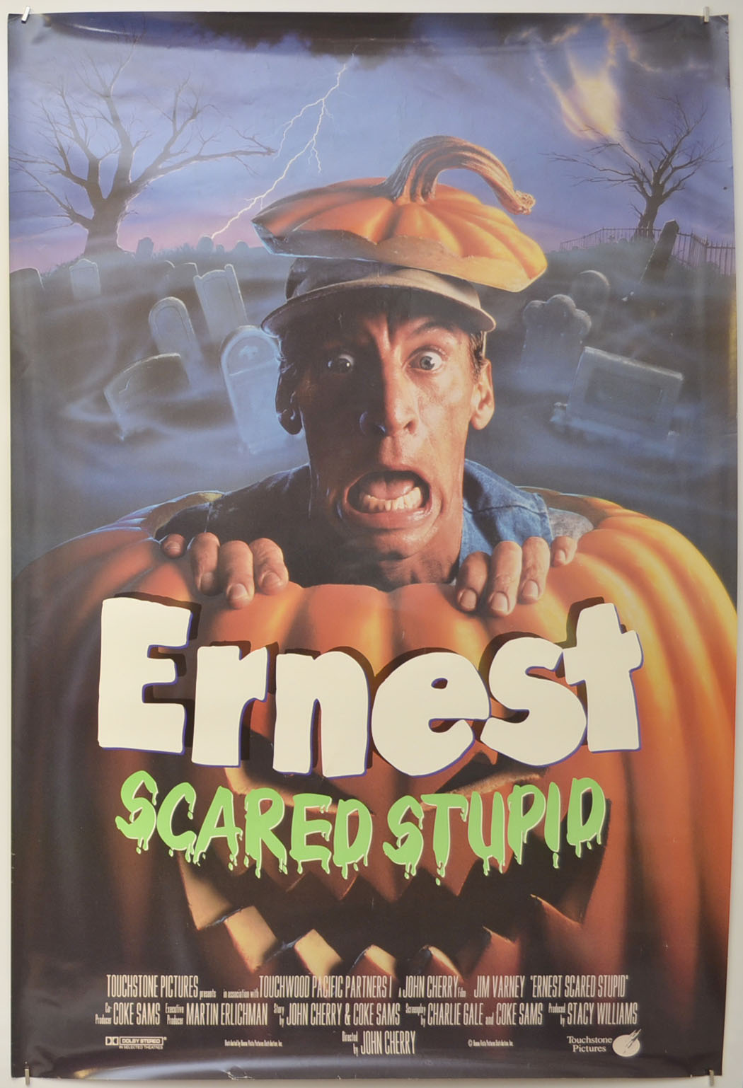 Ernest Scared Stupid Original One Sheet Poster - Film Poster - Movie Poster