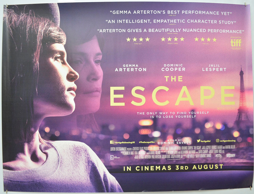 The Escape  Original Quad Poster - Film Poster - Movie Poster