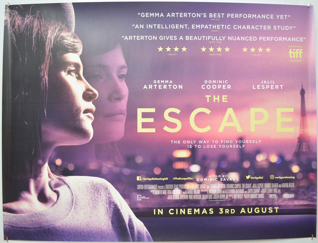 The Escape  Original Quad Poster - Film Poster - Movie Poster