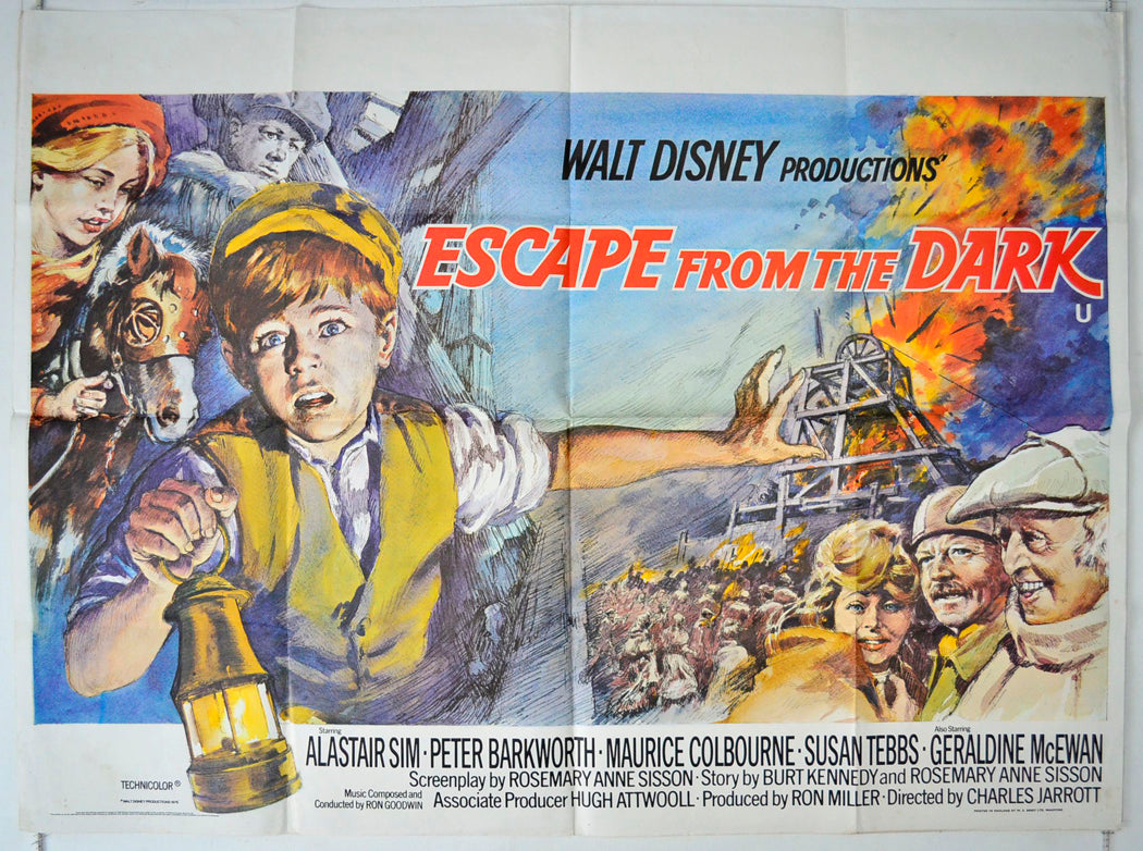 Escape From The Dark Original British Quad Poster - Movie Poster