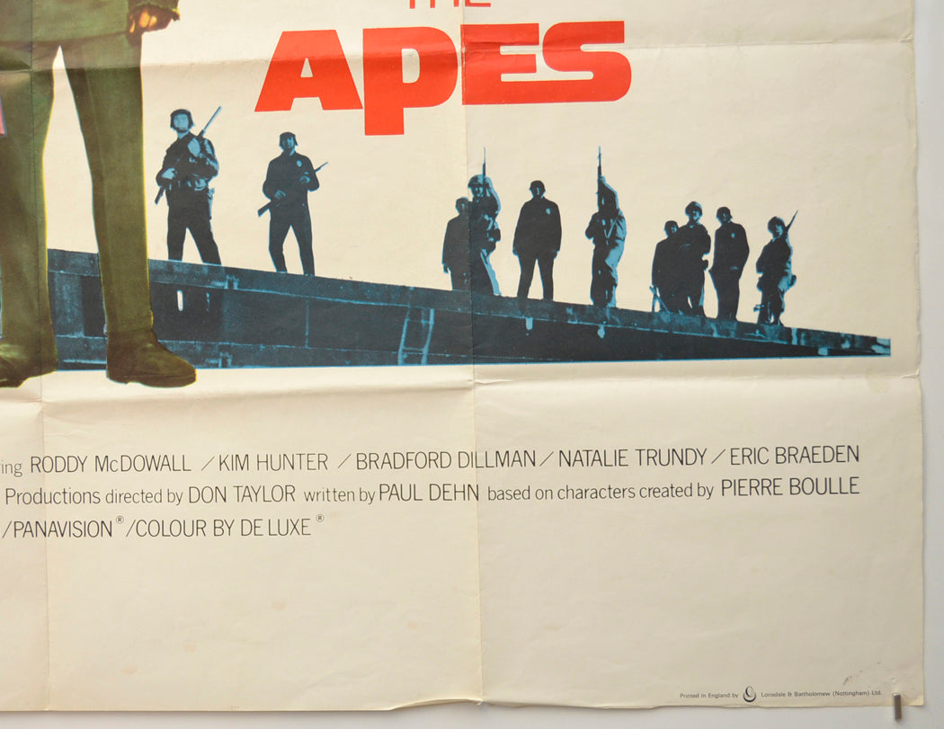 ESCAPE FROM THE PLANET OF THE APES (Bottom Right) Cinema Quad Movie Poster 