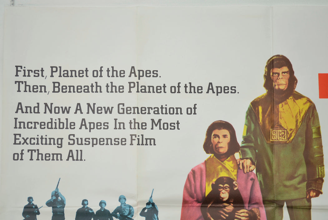 ESCAPE FROM THE PLANET OF THE APES (Top Left) Cinema Quad Movie Poster 