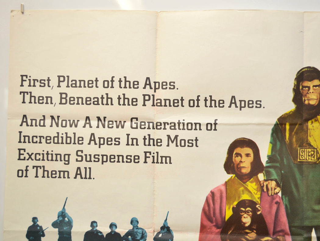 ESCAPE FROM THE PLANET OF THE APES (Top Left) Cinema Quad Movie Poster 