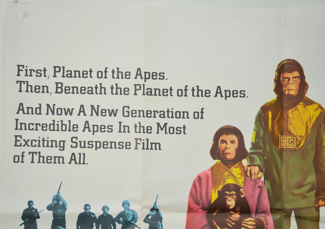 ESCAPE FROM THE PLANET OF THE APES (Top Left) Cinema Quad Movie Poster 