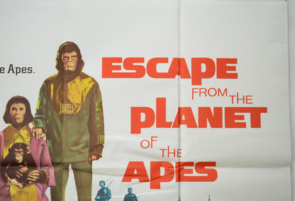 ESCAPE FROM THE PLANET OF THE APES (Top Right) Cinema Quad Movie Poster 