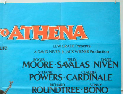 ESCAPE TO ATHENA (Top Right) Cinema Quad Movie Poster 