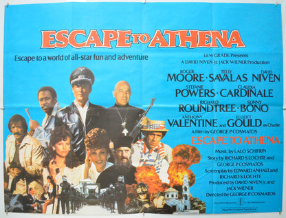 Escape To Athena Original Quad Poster - Film Poster - Movie Poster