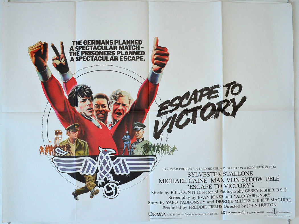 Escape To Victory Original British Quad Poster - Movie Poster