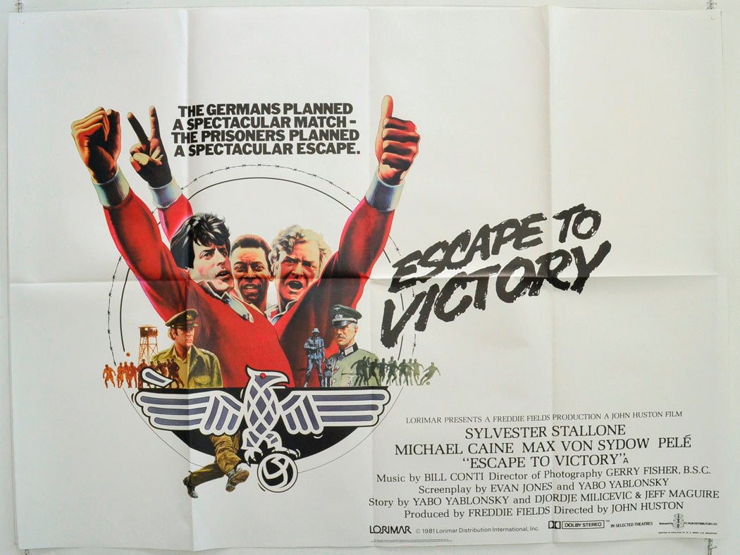 Escape To Victory Original British Quad Poster - Film Poster - Movie Poster 