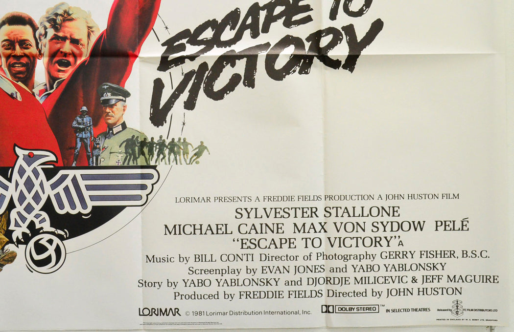 ESCAPE TO VICTORY (Bottom Right) Cinema Quad Movie Poster 