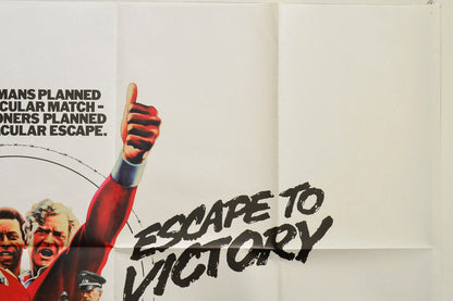 ESCAPE TO VICTORY (Top Right) Cinema Quad Movie Poster 