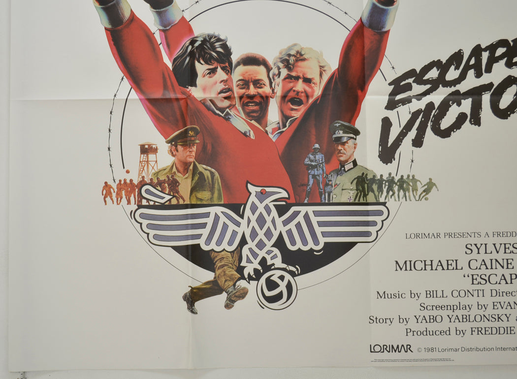 ESCAPE TO VICTORY (Bottom Left) Cinema Quad Movie Poster 