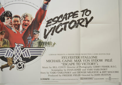 ESCAPE TO VICTORY (Bottom Right) Cinema Quad Movie Poster 