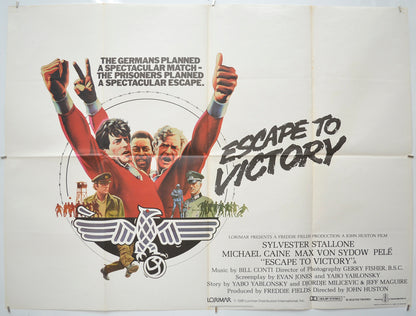 Escape To Victory Original Quad Poster - Film Poster - Movie Poster