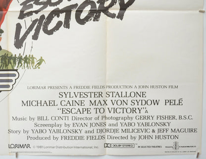 ESCAPE TO VICTORY (Bottom Right) Cinema Quad Movie Poster 