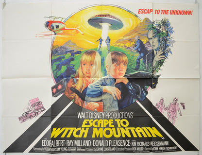 Escape To Witch Mountain   Original Quad Poster - Film Poster - Movie Poster 