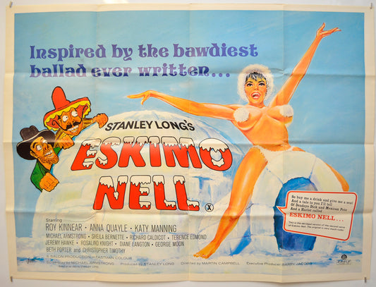 Eskimo Nell Original Quad Poster - Film Poster - Movie Poster  