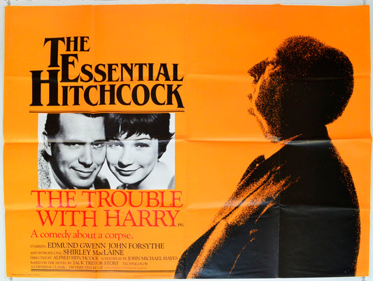 The Trouble With Harry   (The Essential Hitchcock 1986 re-release poster) Original British Quad Poster - Film Poster - Movie Poster