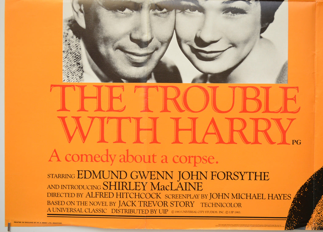 THE TROUBLE WITH HARRY (Bottom Left) Cinema Quad Movie Poster 