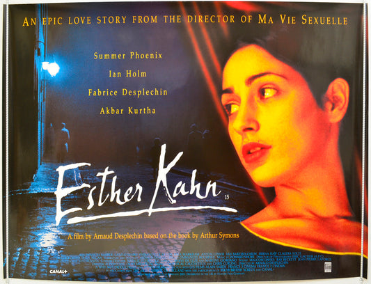 Esther Kahn Original Quad Poster - Film Poster - Movie Poster  