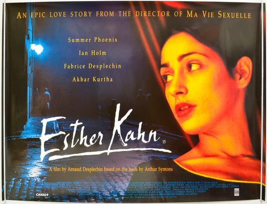 Esther Kahn Original Quad Poster - Film Poster - Movie Poster  